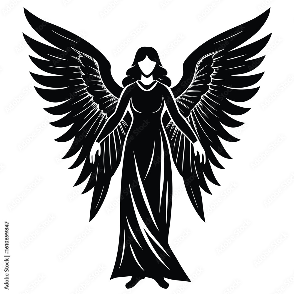 Fototapeta premium angel art vector