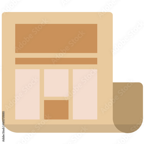 News Reporting and Journalism Equipment News Reporter Anchor TV Vector Icon Set