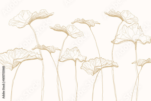 Illustrator line draw long leaf