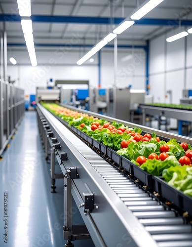 Automated vegetable processing line