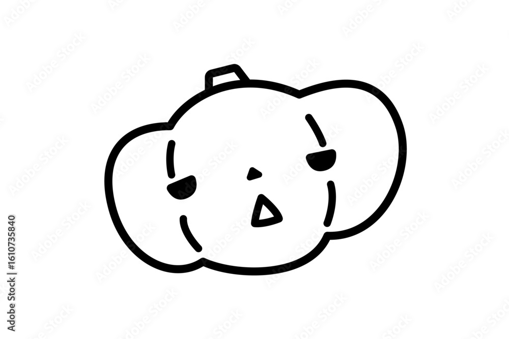 かわいいハロウィンのかぼちゃのイラスト お化けカボチャ ジャックオランタン かわいいハロウィンのかぼちゃのイラスト お化けカボチャ ジャックオランタン