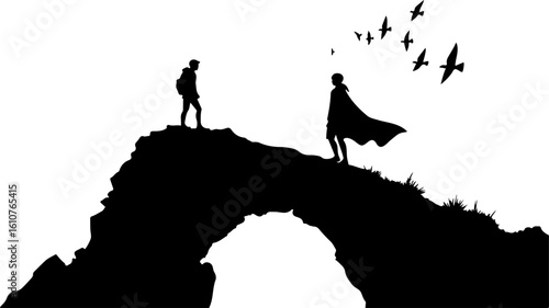 Vertical Limits,
Rise Above the Ridge,
Clinging to the Heights,
Scaling New Summits