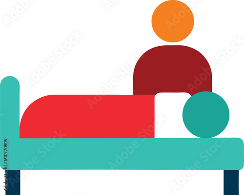 Hospitalization Pictograms Fill icon