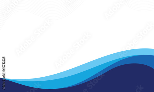 minimal abstract background wit blue wave curves, ideal for business, flyer, or presentation design.