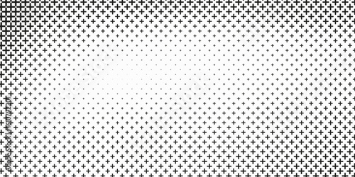 Black and white greek cross pattern background design