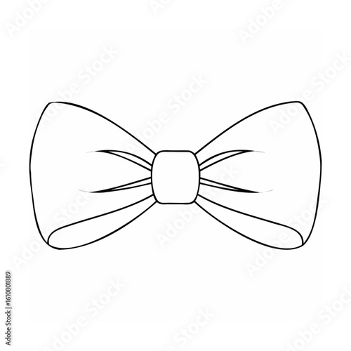 Elegant bow tie accessory formal wear neckwear