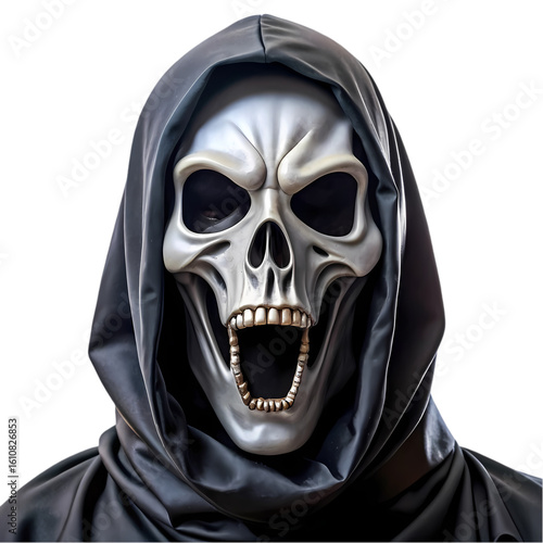 Grim Reaper Mask A Detailed CloseUp