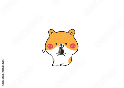 ゆる可愛いゴールデンハムスター