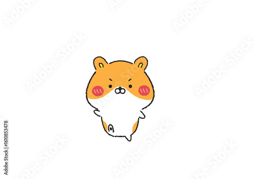 ゆる可愛いゴールデンハムスター
