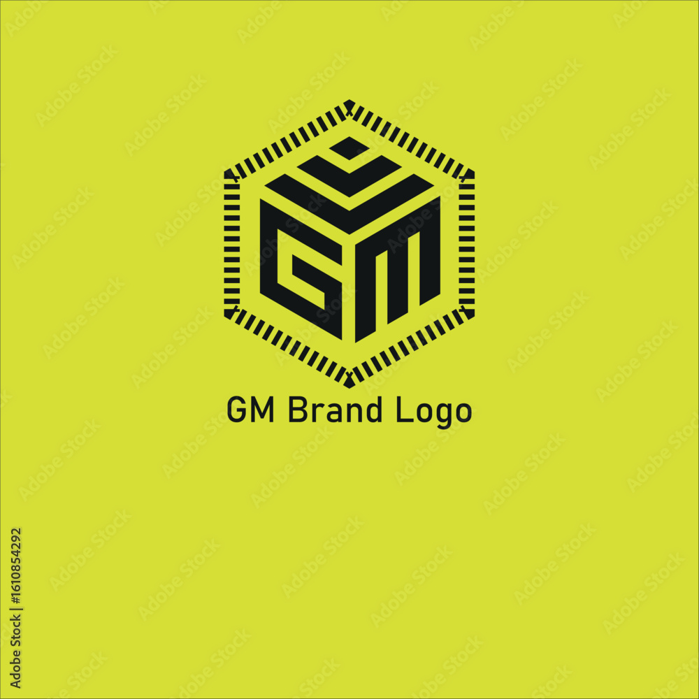 Fototapeta premium GM Business Logo, GM logo design.