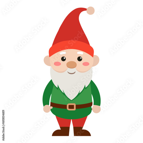 Christmas Gnome  vector illustration 