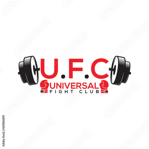 The **Fight Club logo** features bold, aggressive typography with fist and shield-inspired elements, symbolizing strength, resilience, and power for a dynamic and fearless combat sports brand.

