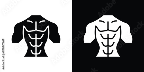 Abs icon vector illustration glyph style designs for web.