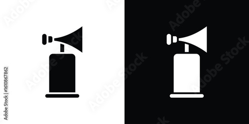 Air horn icon vector illustration glyph style designs for web.