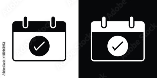 Appointment icon vector illustration glyph style designs for web.