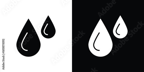 Blood drops icon vector illustration glyph style designs for web.