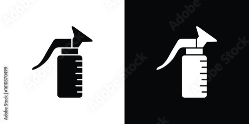 Breast pump icon vector illustration glyph style designs for web.