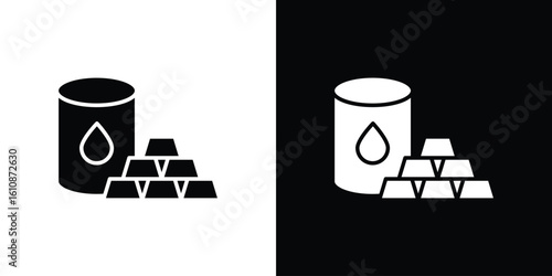 Commodity icon vector illustration glyph style designs for web.