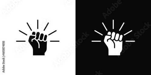 Empowerment icon vector illustration glyph style designs for web.