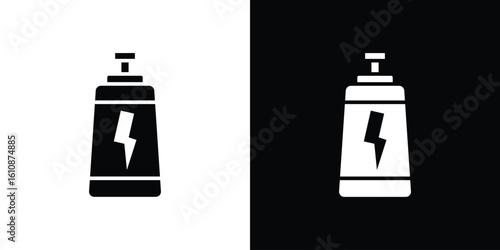Energy drink icon vector illustration glyph style designs for web.