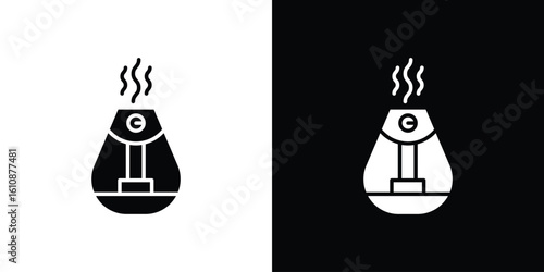 Humidifier icon vector illustration glyph style designs for web.