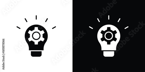 Innovation icon vector illustration glyph style designs for web.