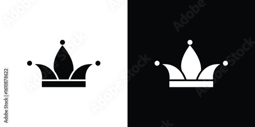 Joker hat icon vector illustration glyph style designs for web.