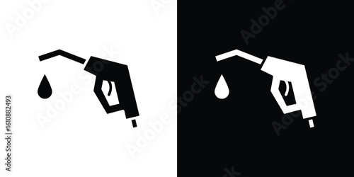petrol icon vector illustration glyph style designs for web.