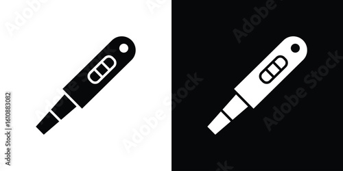 Pregnancy test icon vector illustration glyph style designs for web.
