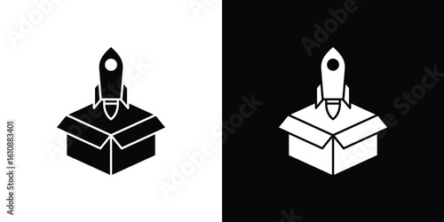 Product release icon vector illustration glyph style designs for web.