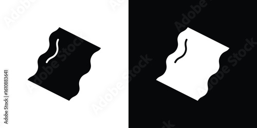 Rag icon vector illustration glyph style designs for web.