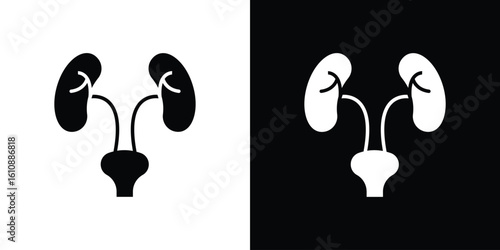 Urology icon vector illustration glyph style designs for web.
