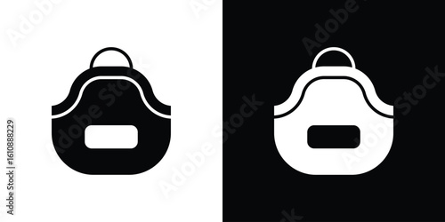 Woman purse icon vector illustration glyph style designs for web.