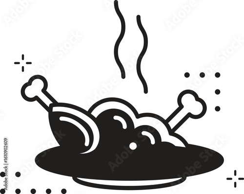 Traditional Thanksgiving dinner with roasted turkey and side dishes