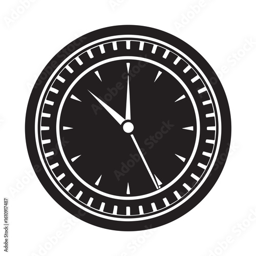 Minimalist Clock Symbol Vector Free Download Minimalist Clock Symbol Vector - GFXLoad