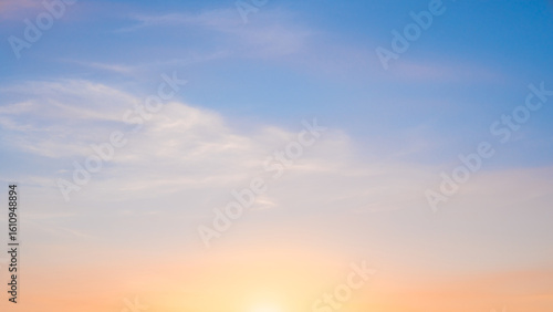 Photography Clouds sky pastel background, Colorful sunset cloud color red, orange, yellow, p