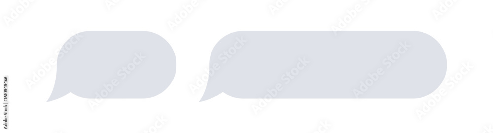 Set shape message bubbles Set shape message bubbles