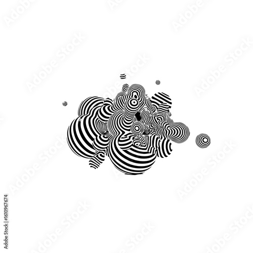 black and white abstract background