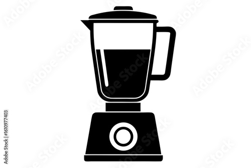 black and white blender vector 