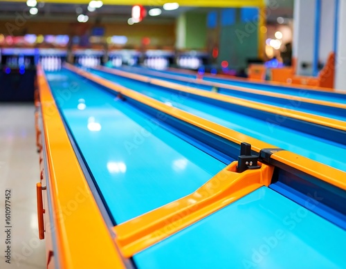 Wallpaper Mural Colorful bowling alley lanes Torontodigital.ca