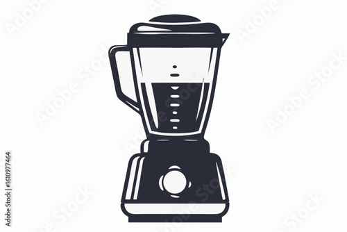 black and white blender vector 