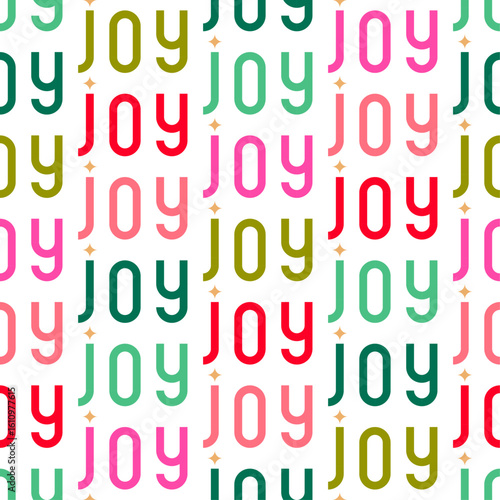 Colorful geometric typography design for Christmas and new year background.