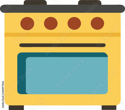 Modern stove kitchen appliance cooking heat burner cooktop gas electric oven stove top culinary cookware home cooking equipment