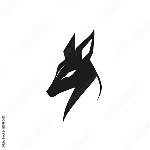 vector image of a wolf