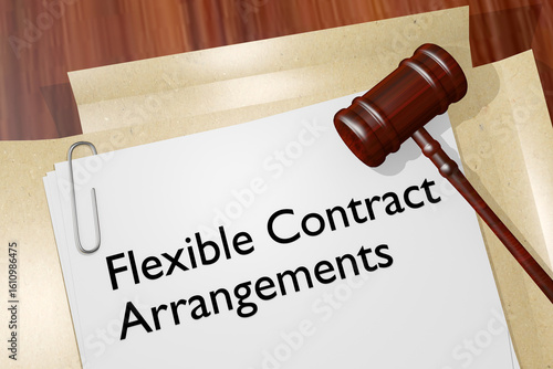 Fényképezés Flexible Contract Arrangements concept