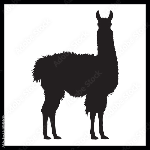 Llama Vector Icon, Farm