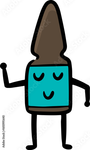 Illustration of medicine ampule
