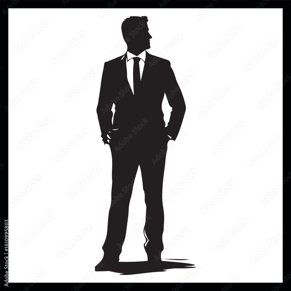 Businessman formal shape, suit Businessman formal shape, suit
