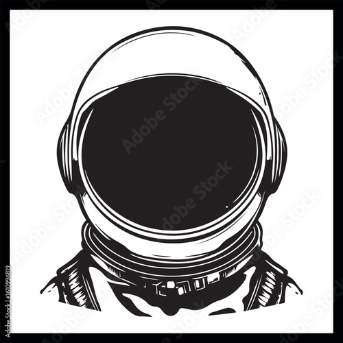 Space helmet clipart, cosmic