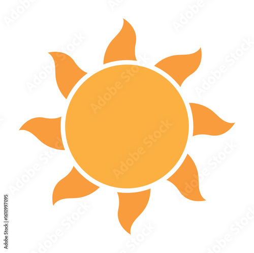 Set of glyph suns Collection